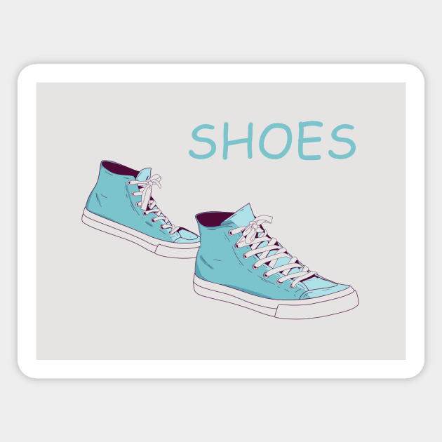 blue shoes Sticker by enimu